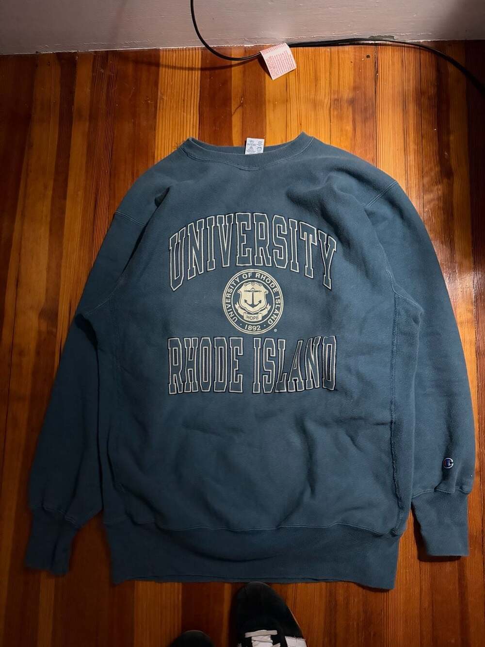 Vintage Champion Reverse Weave University of Rhode Island Crewneck Sweatshirt